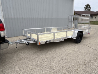 New 2025 Black Rhino EXS 7'x14' Aluminum Trailer