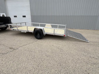 New 2025 Black Rhino EXS 7'x14' Aluminum Trailer