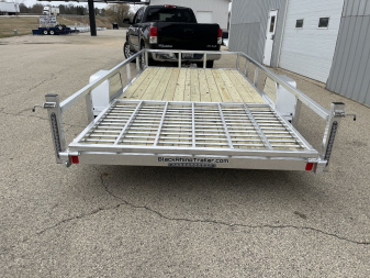 New 2025 Black Rhino EXS 7'x14' Aluminum Trailer