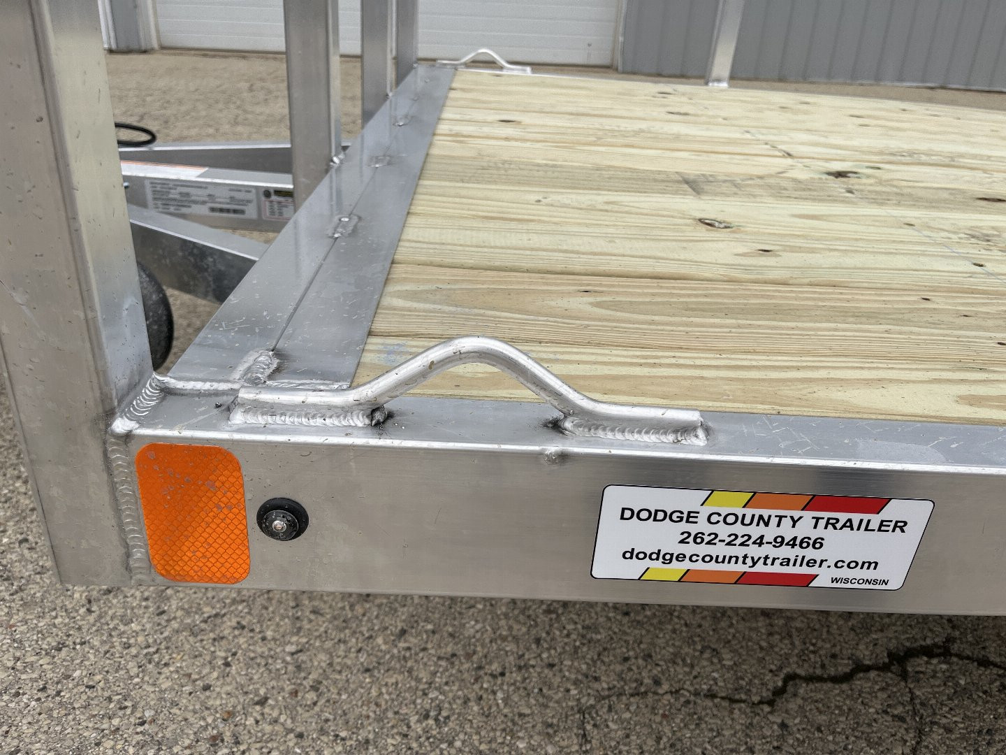 New 2025 Black Rhino EXS 6 X 12 Aluminum Trailer w/ Wood Deck