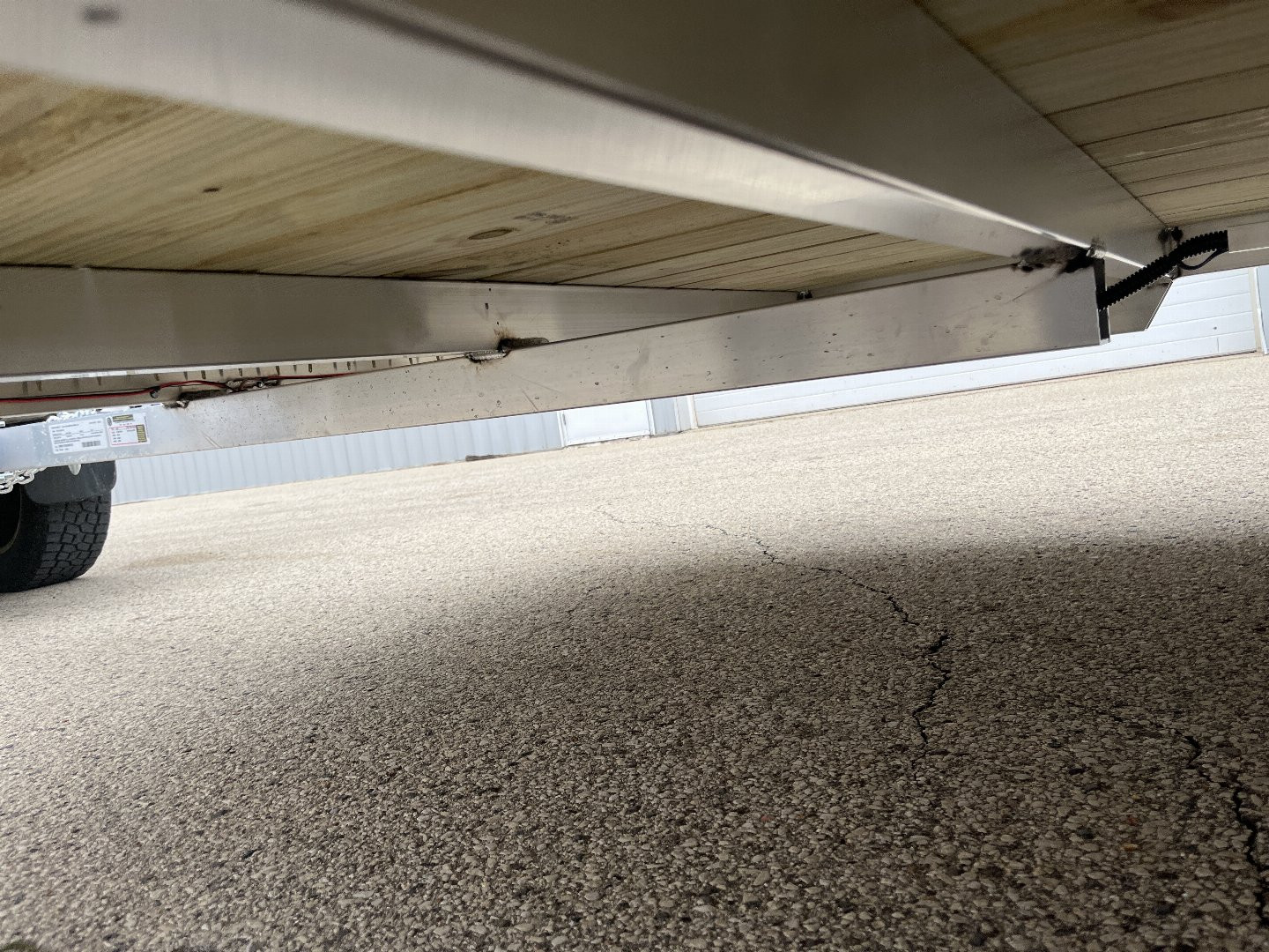 New 2025 Black Rhino EXS 6 X 12 Aluminum Trailer w/ Wood Deck