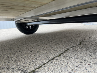 New 2025 Black Rhino EXS 6 X 12 Aluminum Trailer w/ Wood Deck