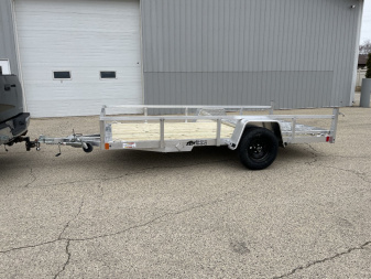 New 2025 Black Rhino EXS 6 X 12 Aluminum Trailer w/ Wood Deck