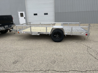 New 2025 Black Rhino EXS 6 X 12 Aluminum Trailer w/ Wood Deck
