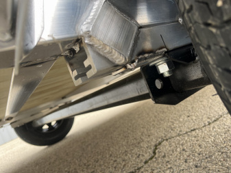 New 2025 Black Rhino EXS 6 X 12 Aluminum Trailer w/ Wood Deck