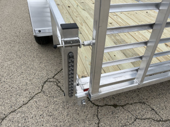 New 2025 Black Rhino EXS 6 X 12 Aluminum Trailer w/ Wood Deck