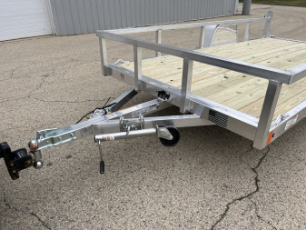 New 2025 Black Rhino EXS 6 X 12 Aluminum Trailer w/ Wood Deck