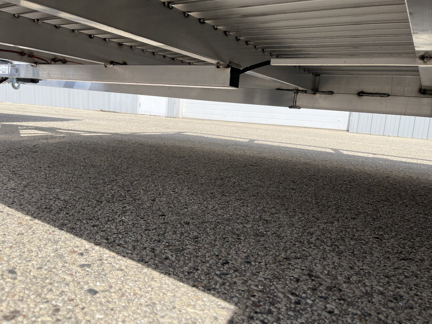 New 2025 Black Rhino LST718A Aluminum Utility Trailer w/ Split Gate and Dual Wheel Jack