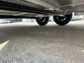 New 2025 Black Rhino LST716A Aluminum Utility Trailer w/ Split Gate and Dual Wheel Jack