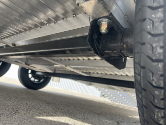 New 2025 Black Rhino LST716A Aluminum Utility Trailer w/ Split Gate and Dual Wheel Jack