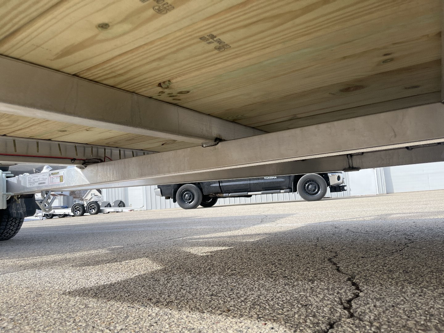 New 2025 Black Rhino EXS612 Aluminum w/ Wood Deck Utility Trailer