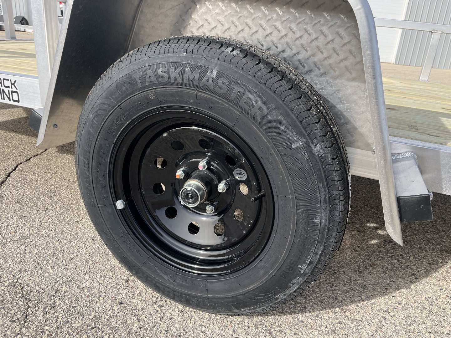 New 2025 Black Rhino EXS612 Aluminum w/ Wood Deck Utility Trailer