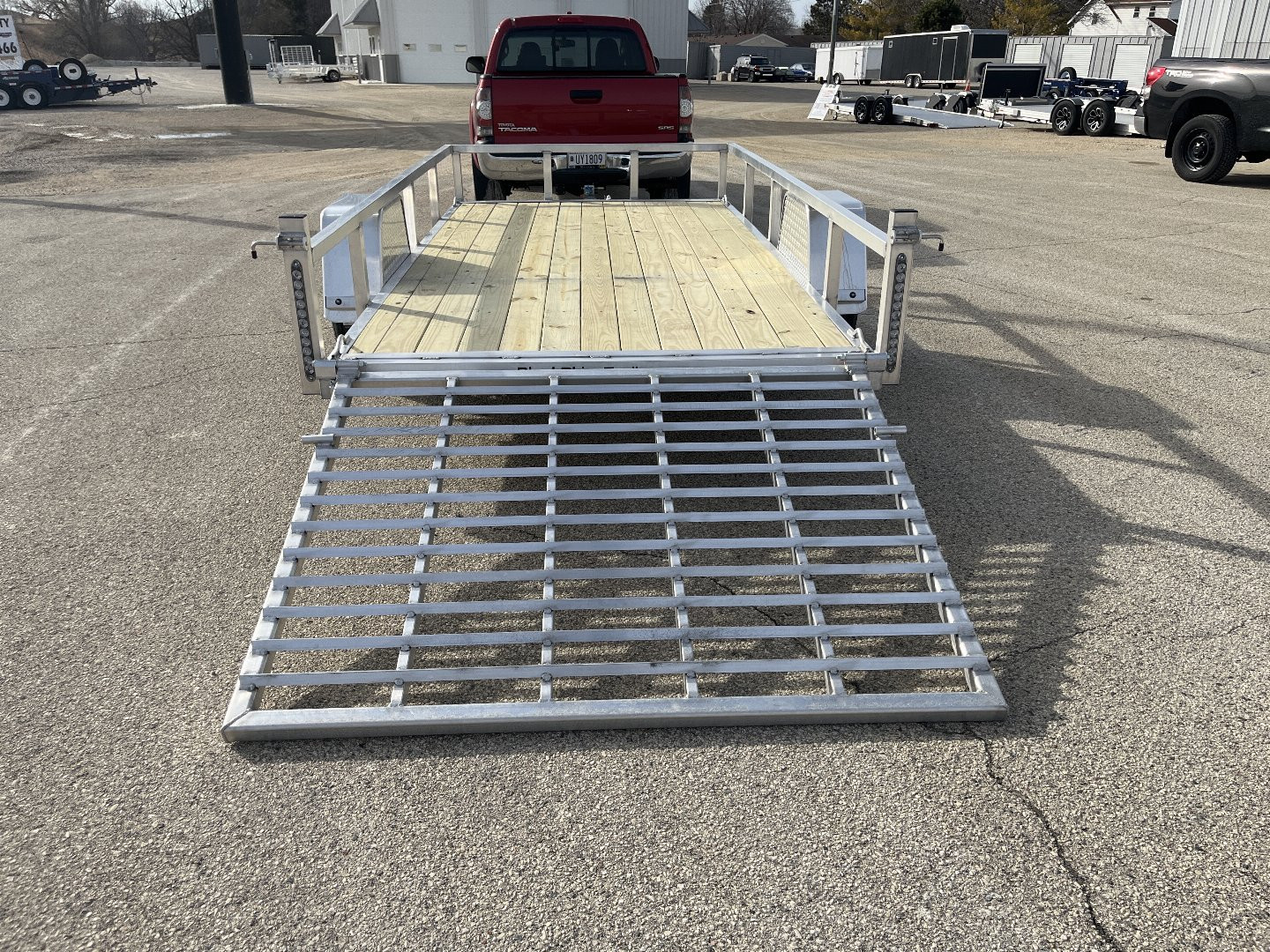 New 2025 Black Rhino EXS612 Aluminum w/ Wood Deck Utility Trailer