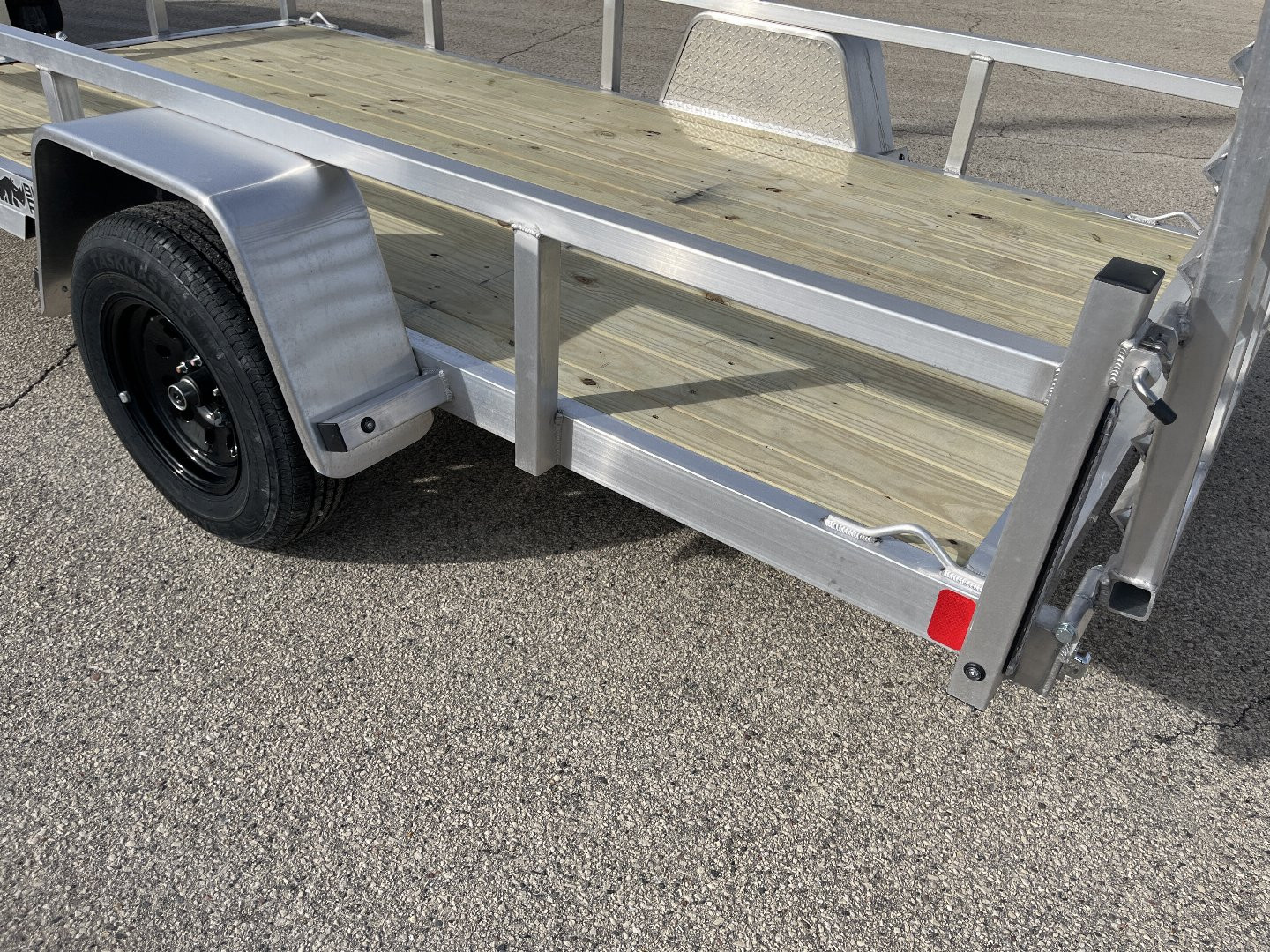 New 2025 Black Rhino EXS612 Aluminum w/ Wood Deck Utility Trailer