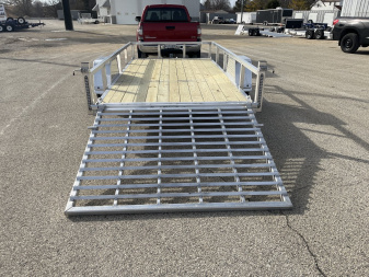 New 2025 Black Rhino EXS612 Aluminum w/ Wood Deck Utility Trailer