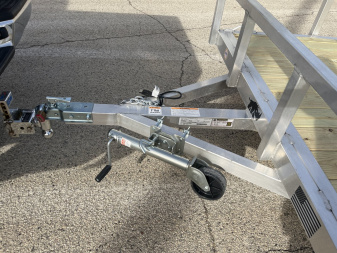 New 2025 Black Rhino EXS612 Aluminum w/ Wood Deck Utility Trailer