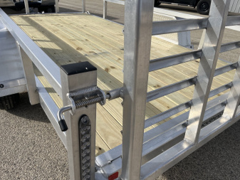 New 2025 Black Rhino EXS612 Aluminum w/ Wood Deck Utility Trailer