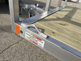 New 2025 Black Rhino EXS612 Aluminum w/ Wood Deck Utility Trailer