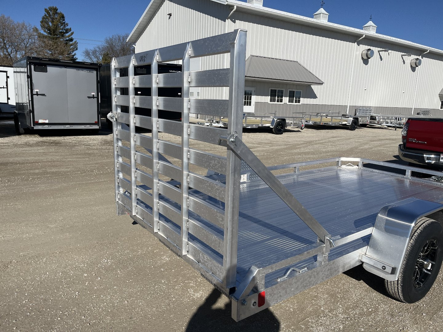 New 2025 Black Rhino Low Pro LPS7812A Aluminum ATV Trailer