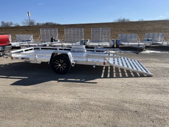 New 2025 Black Rhino Low Pro LPS7812A Aluminum ATV Trailer