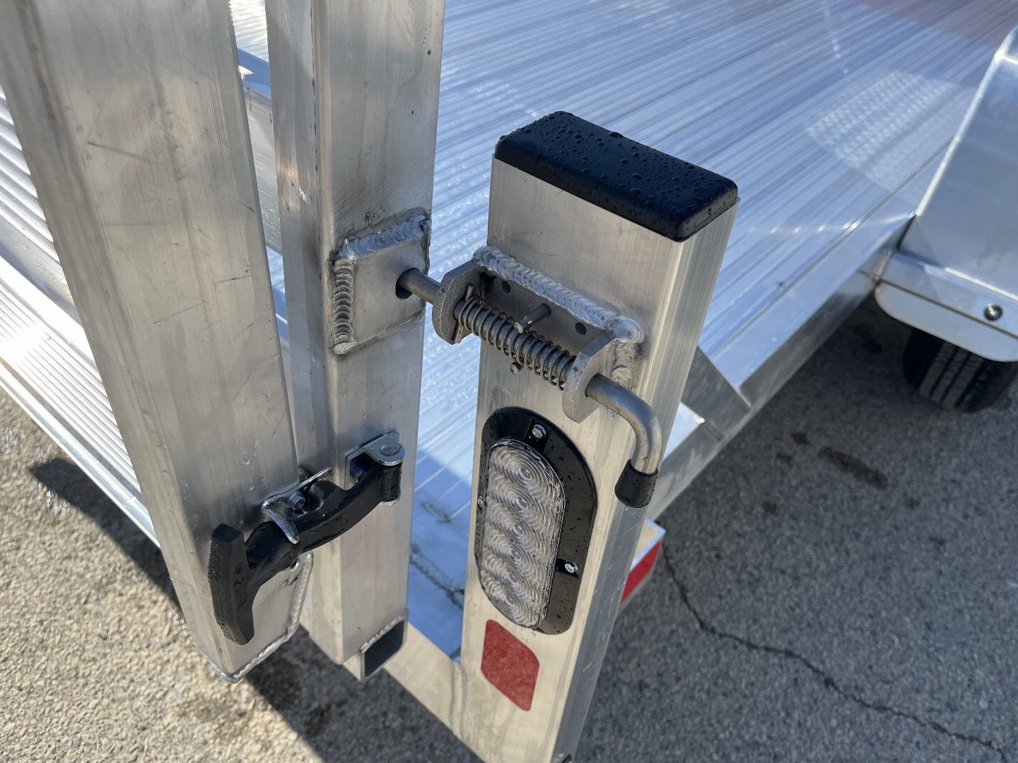 New 2025 Black Rhino UTS 6X12 Aluminum Trailer NSR w/ Bi-Fold Gate