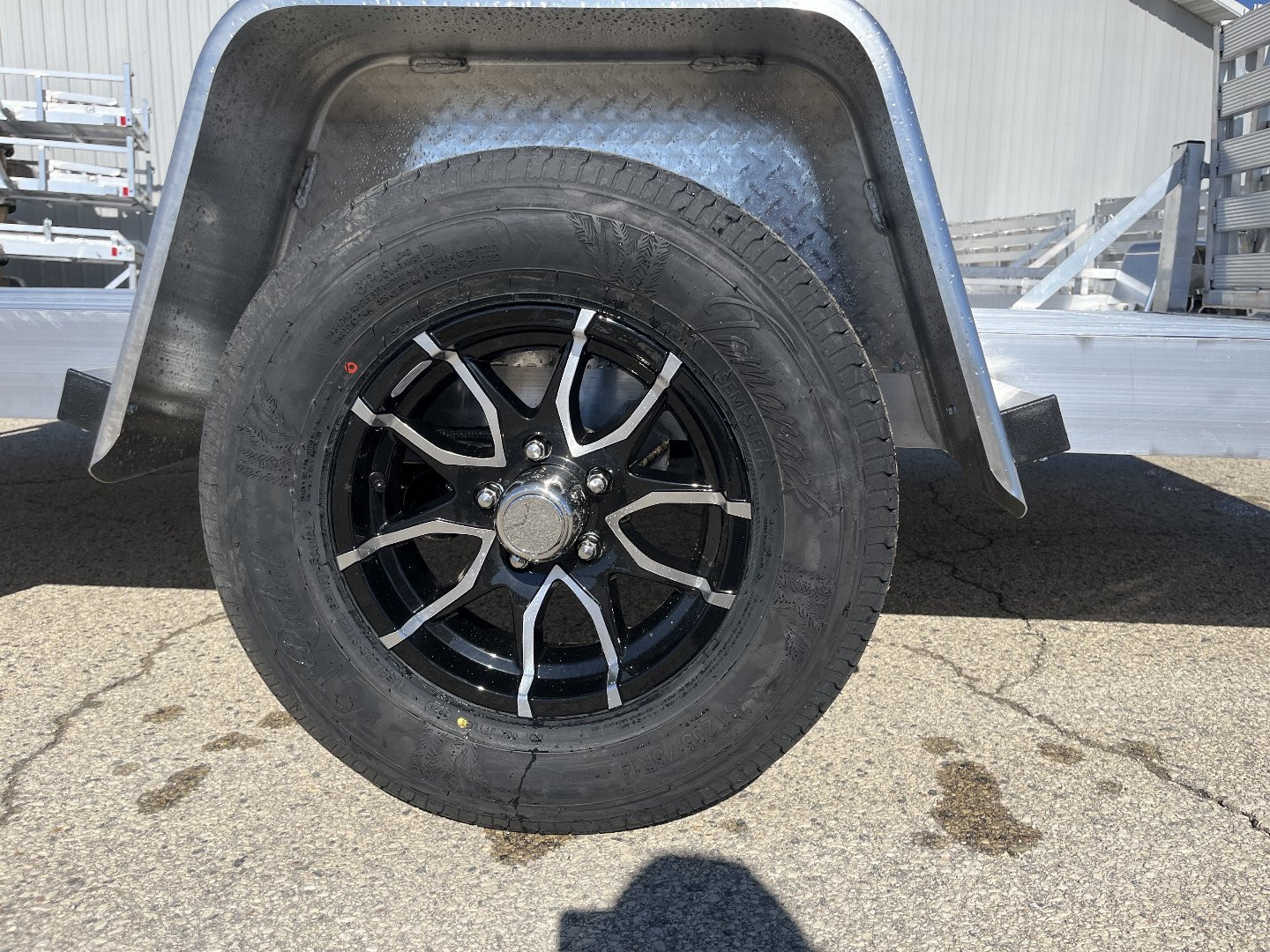 New 2025 Black Rhino UTS 6X12 Aluminum Trailer NSR w/ Bi-Fold Gate