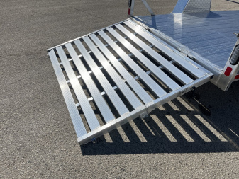 New 2025 Black Rhino UTS 6X12 Aluminum Trailer NSR w/ Bi-Fold Gate