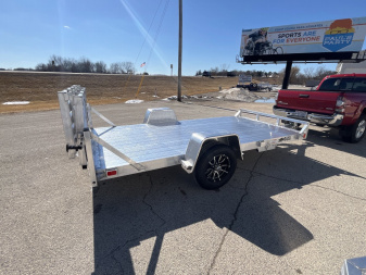 New 2025 Black Rhino UTS 6X12 Aluminum Trailer NSR w/ Bi-Fold Gate