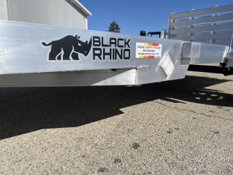 New 2025 Black Rhino UTS 6X12 Aluminum Trailer NSR w/ Bi-Fold Gate