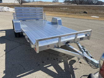 New 2025 Black Rhino UTS 6X12 Aluminum Trailer NSR w/ Bi-Fold Gate