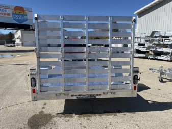 New 2025 Black Rhino UTS 6X12 Aluminum Trailer NSR w/ Bi-Fold Gate