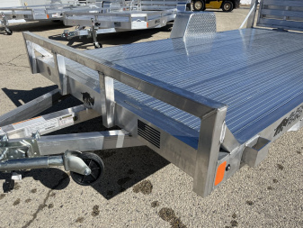 New 2025 Black Rhino UTS 6X12 Aluminum Trailer NSR w/ Bi-Fold Gate