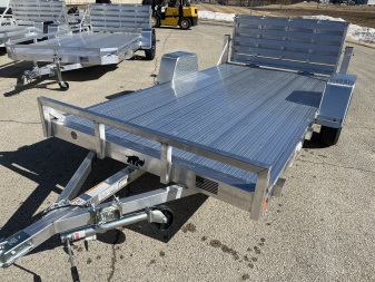 New 2025 Black Rhino UTS 6X12 Aluminum Trailer NSR w/ Bi-Fold Gate