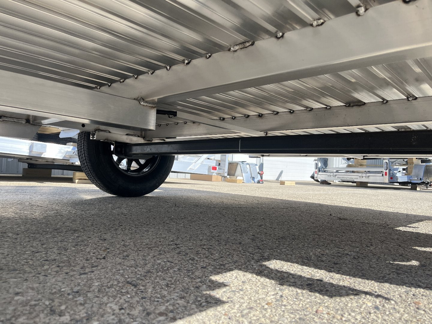 New 2025 Black Rhino LSS610A Aluminum Utility Trailer w/ Bi-Fold Gate