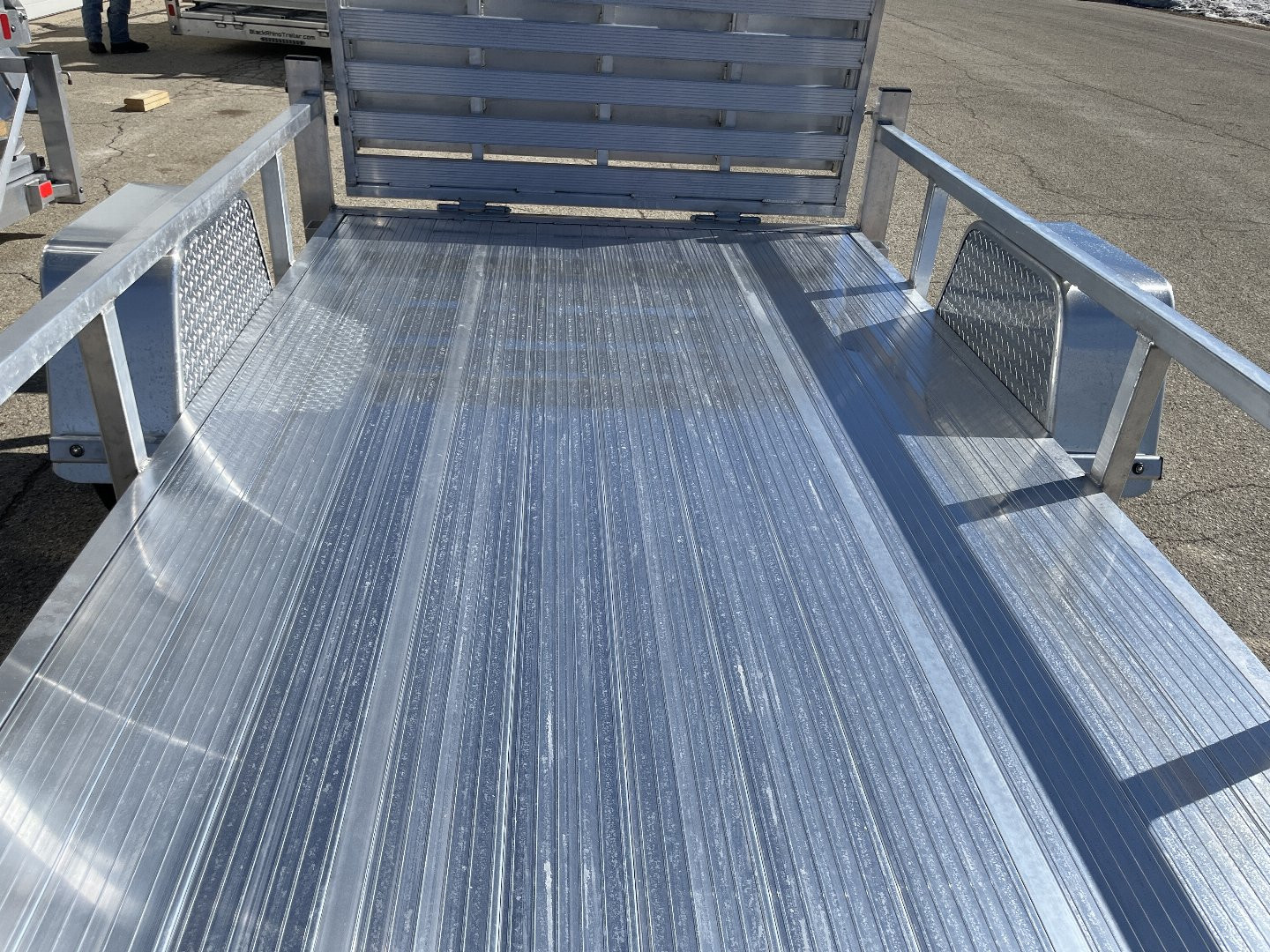 New 2025 Black Rhino LSS610A Aluminum Utility Trailer w/ Bi-Fold Gate