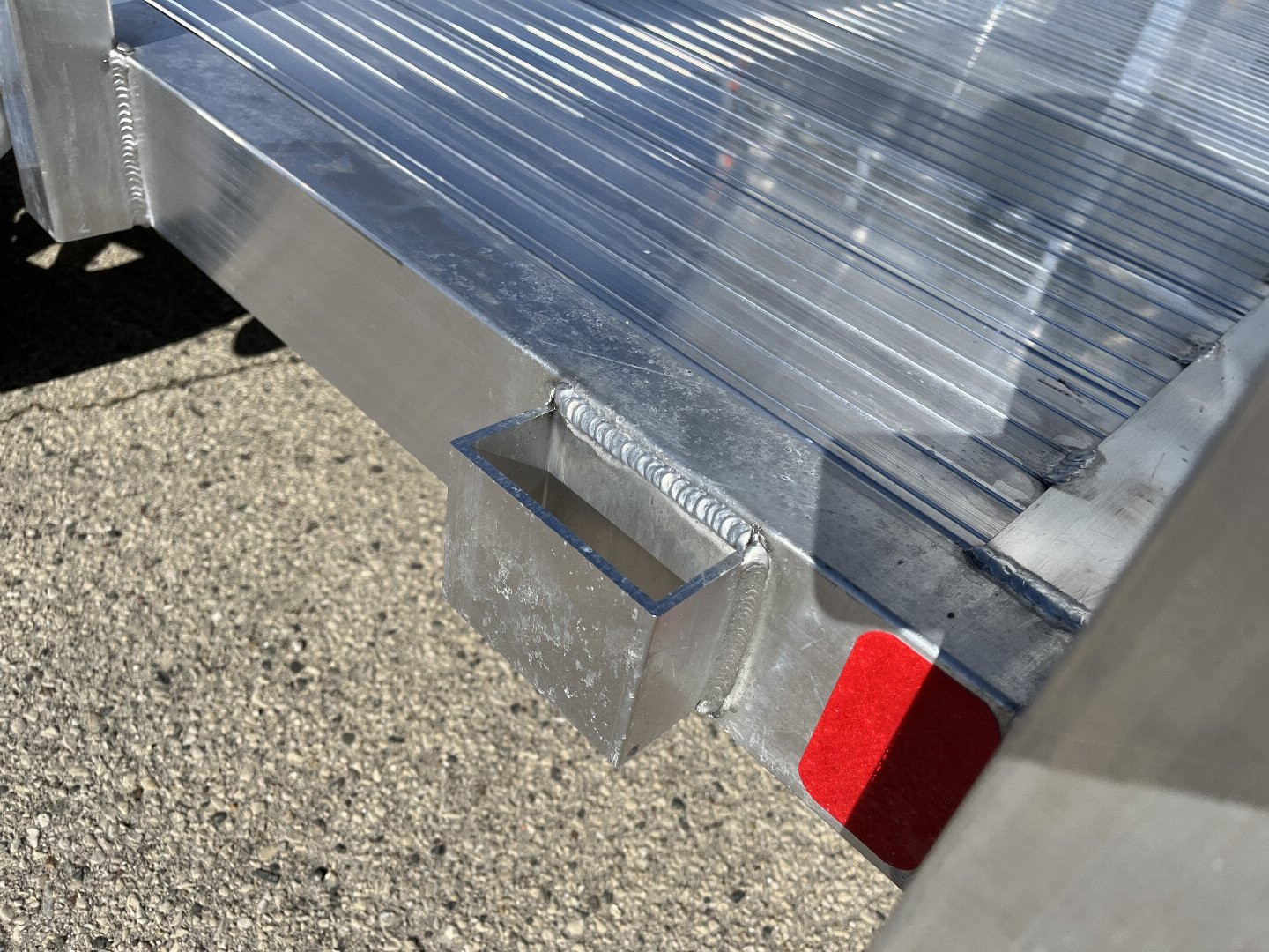 New 2025 Black Rhino LSS610A Aluminum Utility Trailer w/ Bi-Fold Gate