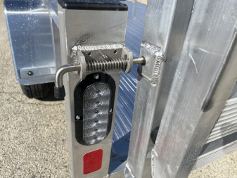 New 2025 Black Rhino LSS610A Aluminum Utility Trailer w/ Bi-Fold Gate