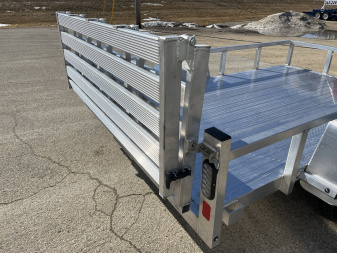 New 2025 Black Rhino LSS610A Aluminum Utility Trailer w/ Bi-Fold Gate