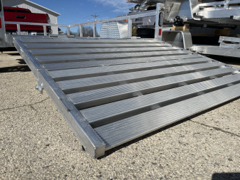 New 2025 Black Rhino LSS610A Aluminum Utility Trailer w/ Bi-Fold Gate