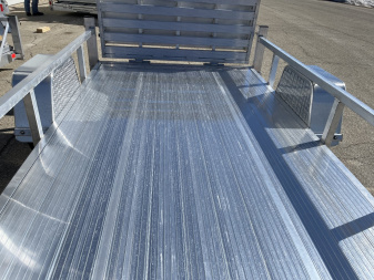 New 2025 Black Rhino LSS610A Aluminum Utility Trailer w/ Bi-Fold Gate