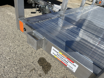 New 2025 Black Rhino LSS610A Aluminum Utility Trailer w/ Bi-Fold Gate