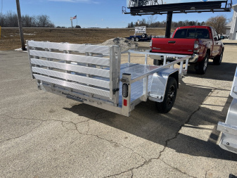 New 2025 Black Rhino LSS610A Aluminum Utility Trailer w/ Bi-Fold Gate