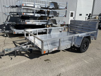 New 2025 Black Rhino LSS610A Aluminum Utility Trailer w/ Bi-Fold Gate