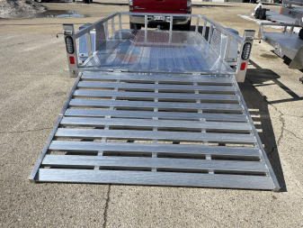 New 2025 Black Rhino LSS610A Aluminum Utility Trailer w/ Bi-Fold Gate