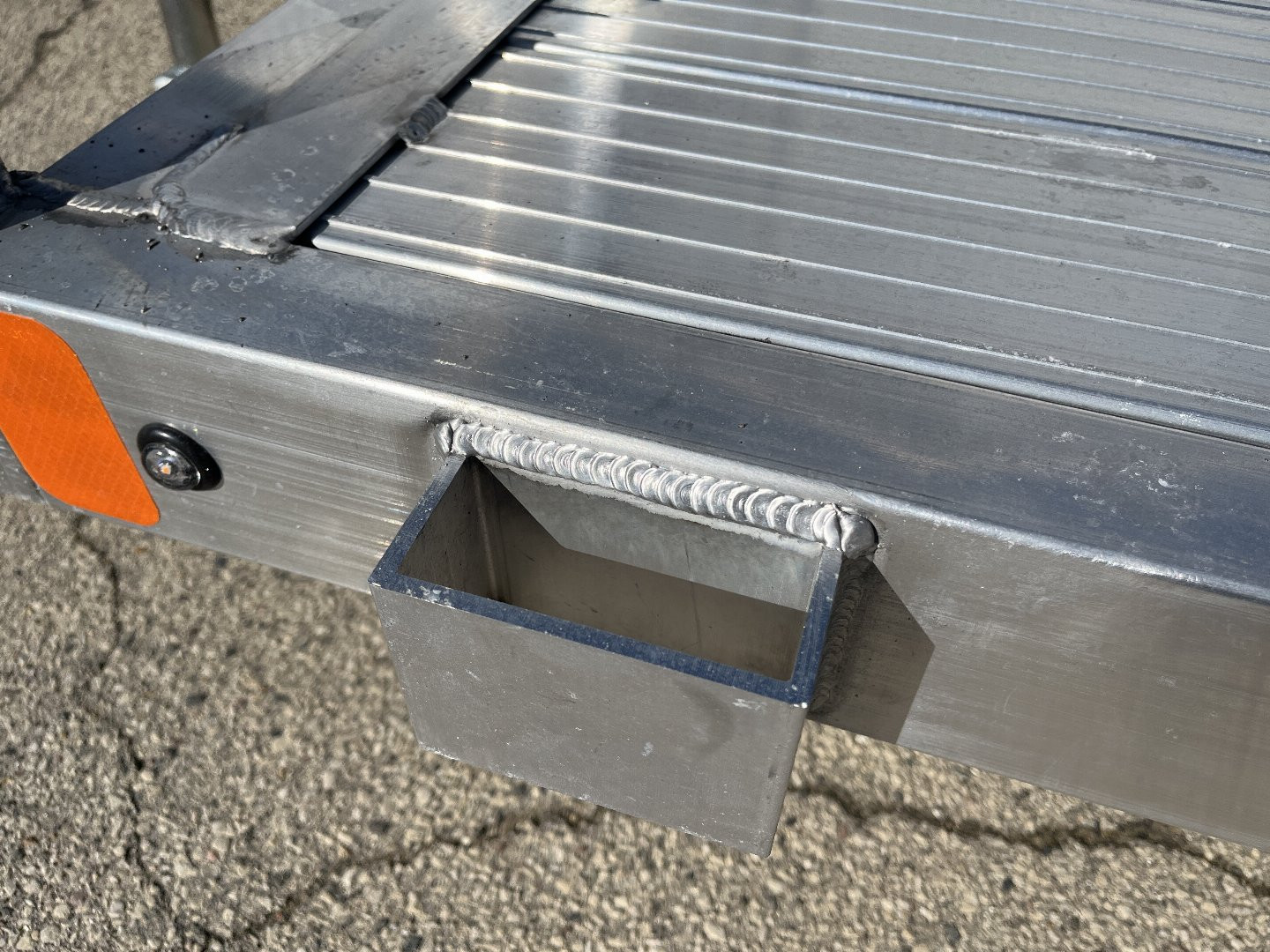 New 2025 Black Rhino LSS612A Aluminum Utility Trailer w/ Bi-Fold Gate