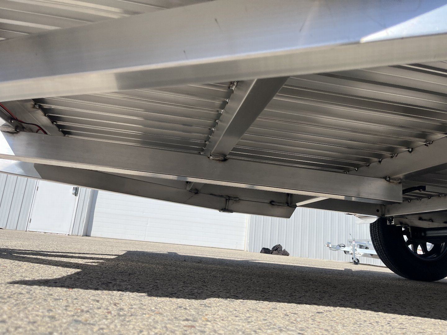 New 2025 Black Rhino LSS612A Aluminum Utility Trailer w/ Bi-Fold Gate