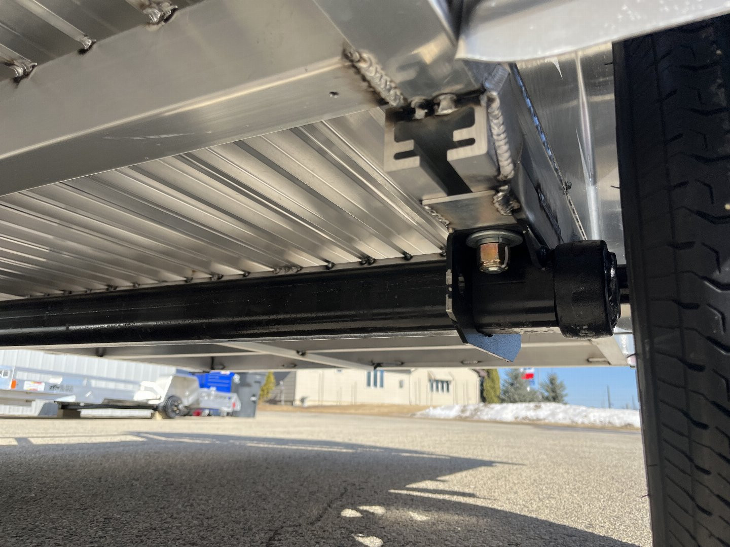 New 2025 Black Rhino LSS612A Aluminum Utility Trailer w/ Bi-Fold Gate