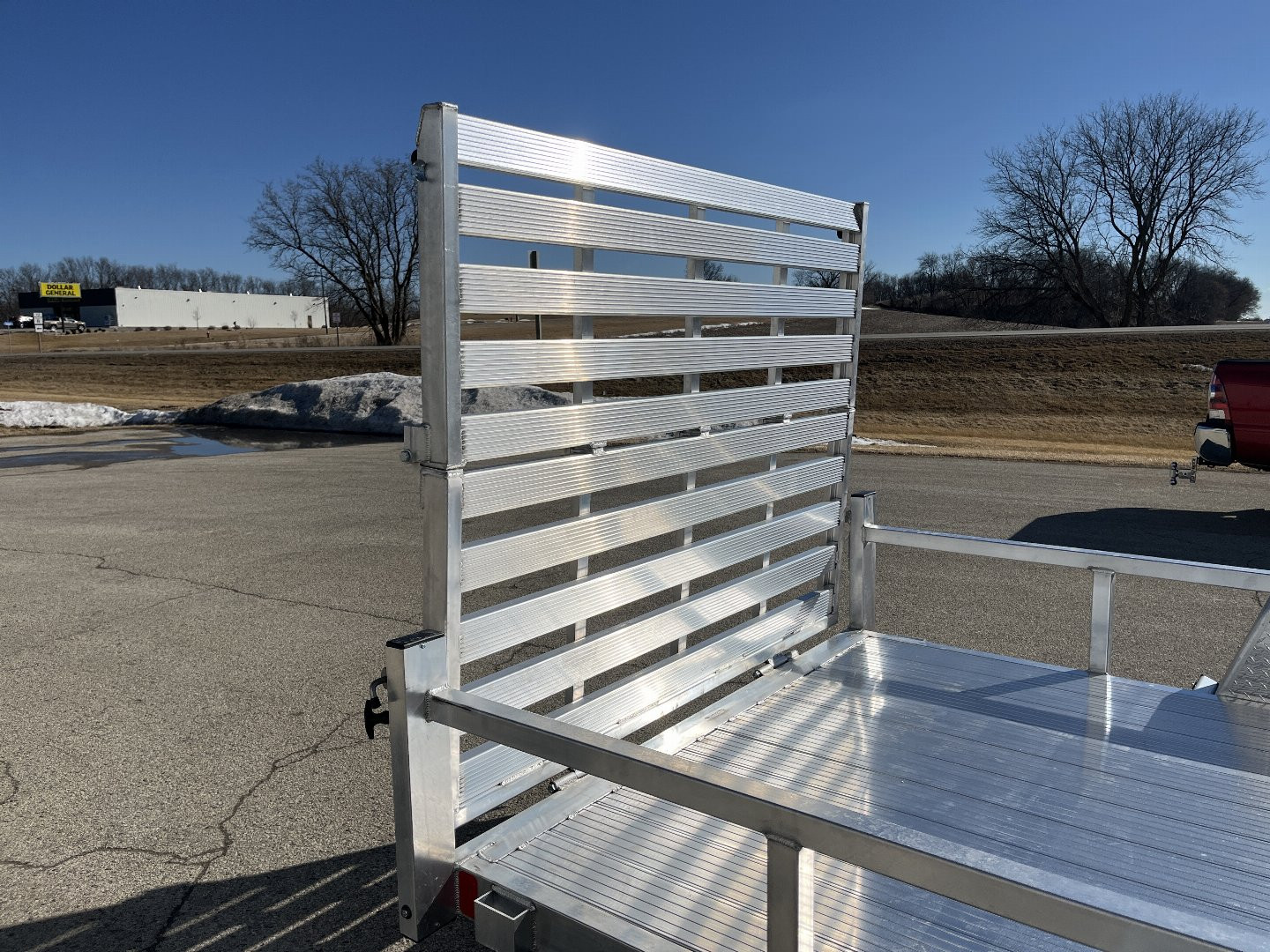 New 2025 Black Rhino LSS612A Aluminum Utility Trailer w/ Bi-Fold Gate