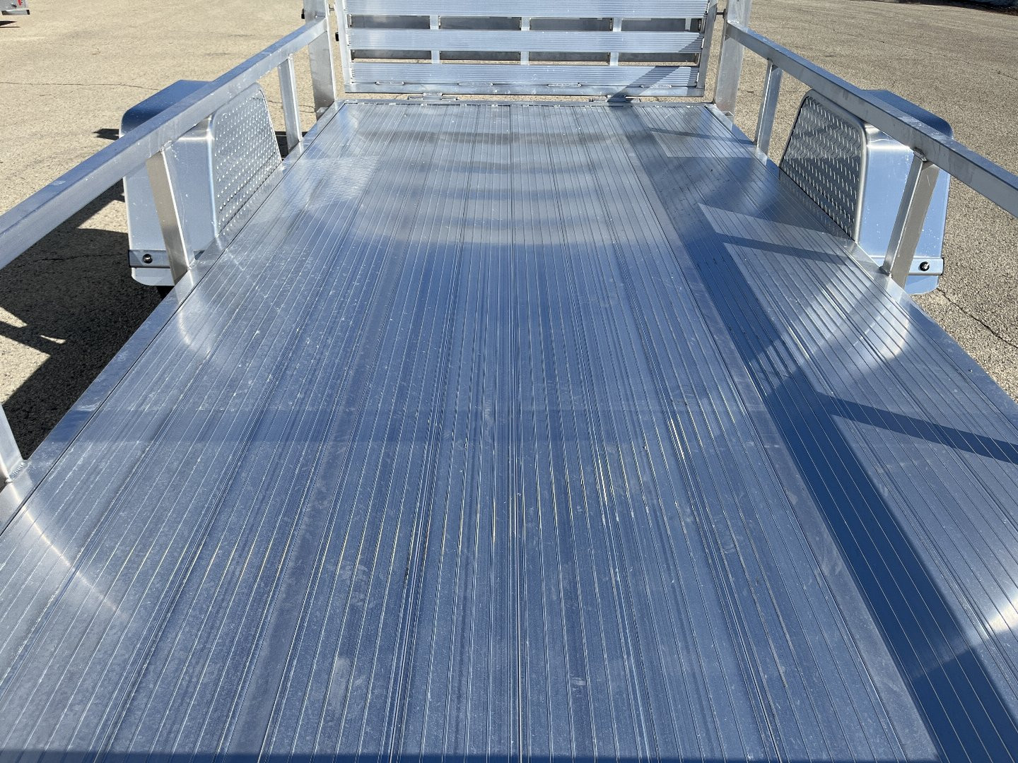 New 2025 Black Rhino LSS612A Aluminum Utility Trailer w/ Bi-Fold Gate