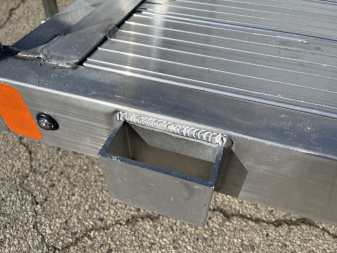 New 2025 Black Rhino LSS612A Aluminum Utility Trailer w/ Bi-Fold Gate